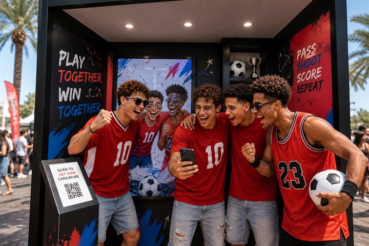 Sports themed fan activation