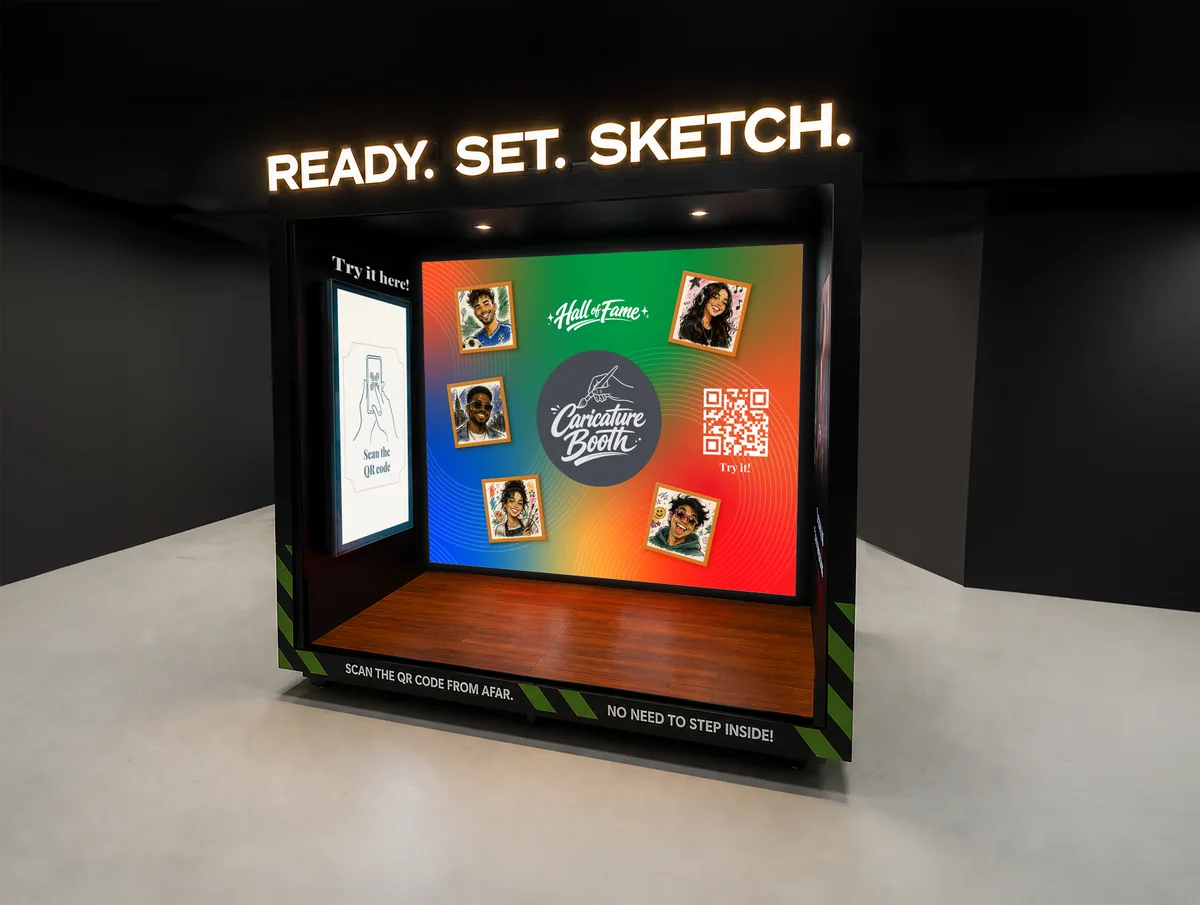 Caricature Booth® interactive portrait experience