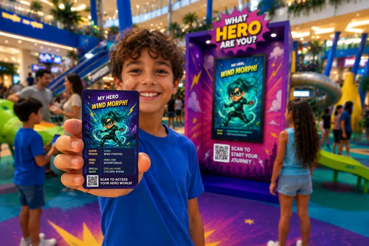 Kids themed WOW® Station experience