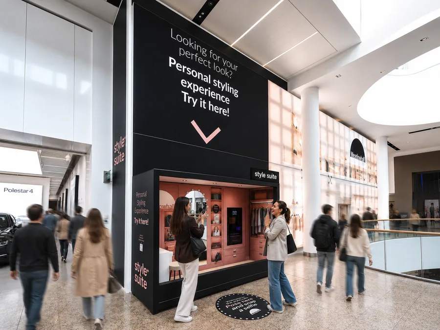 WOW® Station activation in a retail space